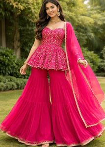wedding wear sharara set