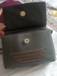 Baggit Olive &amp; Brown Satchel/sling