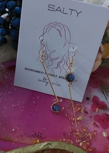 Salty Evil Eye &amp; Teardrop Necklace Note Start 150