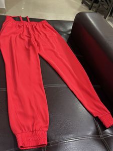 Red Jogger Pants