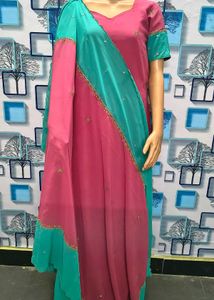 Shirt Shalwar Dupatta Zardozi Festival Offer Silk