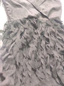Elegant Black Ruffle Dress