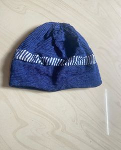 Beige Knit Beanie