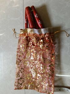 Traditional Red Wooden Ponkhana set- 5 piece