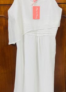Woman, one piece dress, fabric, georgette size,XL