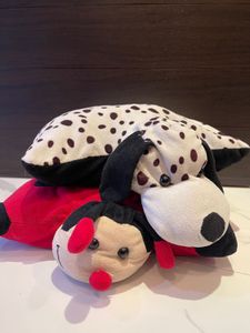 Baby Dog Foldable Cushion Pillow Soft Toys