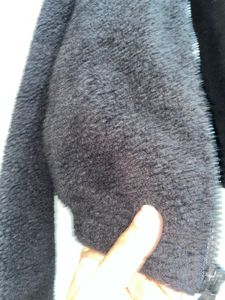 Cozy Black Teddy Jacket