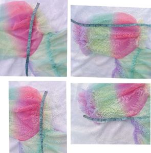 New Multi Colour  Crop Top ( Soft Net)