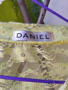 Yellow Chic Lace Shrug