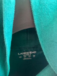 Vintage Green Turtleneck Top