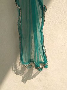 Green dupatta combo of 3
