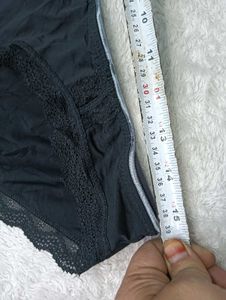 Lace Trimmed💙big size Panty Set