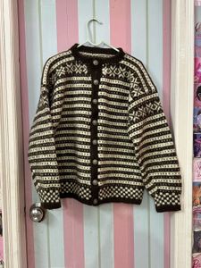 Vintage Patterned Cardigan