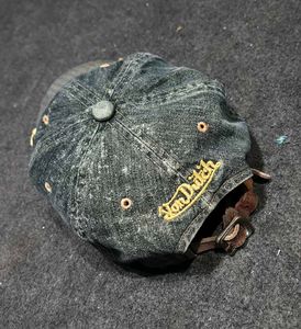 Von Dutch Kustom Made Denim Cap | Y2K 3D Embroider