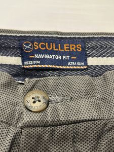 Scullers Men Ultra Slim Fit Chinos