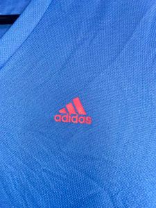 Adidas Blue &amp; Coral Running Top