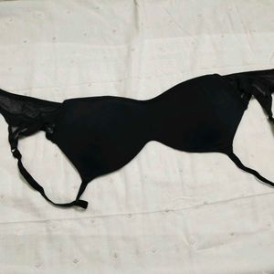 Black Strapless Bra