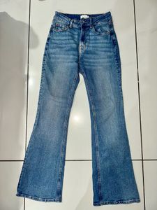 H&M Flared Blue Denim Jeans