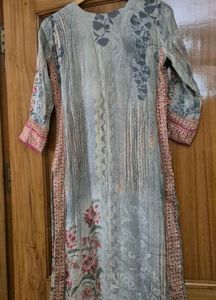 Elegant lining Kurta with plazzo suit