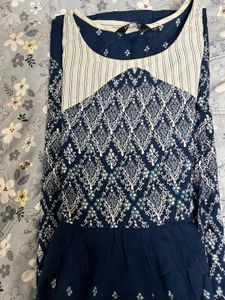 Diamond Print Maxi Dress