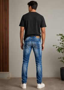 Jack &amp; Jones Original Stylish Blue Denim Jeans
