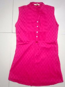 DJ &amp; C Hot Pink Sleeveless Tunic Top