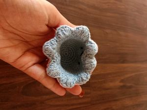 Crochet reversible toy octopus