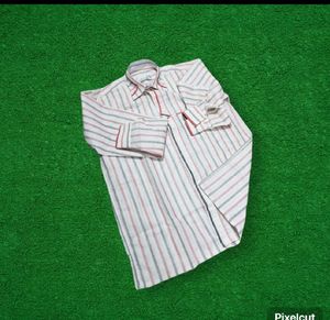 Men's Striped Linen Shirt
