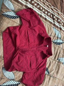 Red shirt top
