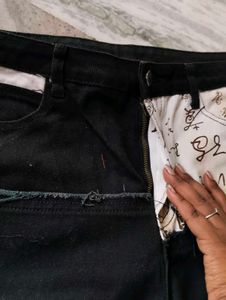 Shein Unique Patchwork Jeans
