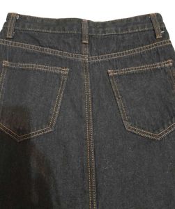 Classic Dark Wash Denim Skirt