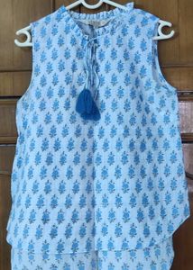 Hand-block Print Cotton Top✨