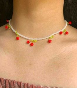 Pink Beaded Necklace Set any three at 500