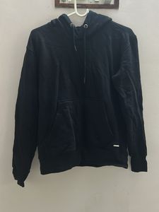 Solid Black Hoodie