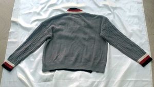 Striped V-Neck Sweater