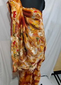 pure tissue fabric expansive handmade 💯 work