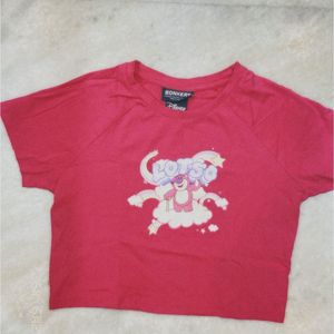 Pink crop top