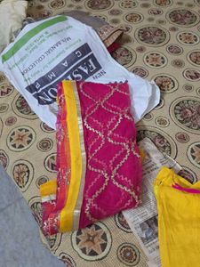 Bright Yellow Embroidered Kurta