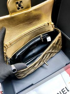 CHANEL* *MINI QUILTED MESSENGER BAG* WD BOX