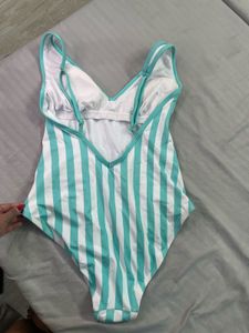 Striped One-Piece Swimsuit