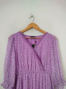 Lavender Printed Dresses (Women's)