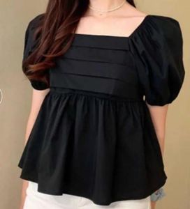 Chic Black Off-Shoulder Top