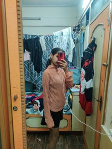 Peach Tunic Top