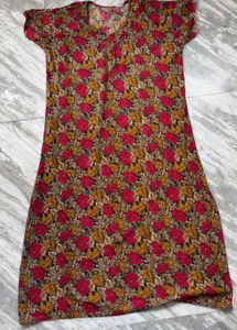 Comfortable Floral Nightgown