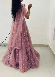 Stunning Pink Embellished Gown