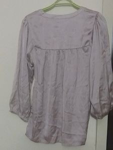 Satin Nude Colour Top