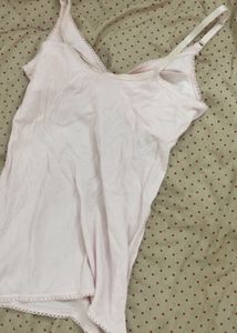 ⋆.˚coquette baby pink top .