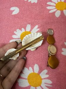 Boho Shell Hair Clips