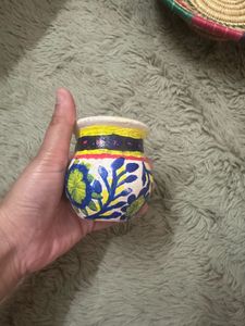 Hand Painted Decorative Pot