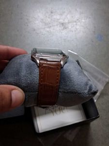 Elegant Brown Leather Strap Watch